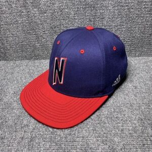 New Jersey Nets Hat Cap Fitted Mens Medium Blue Red NBA Basketball Adidas